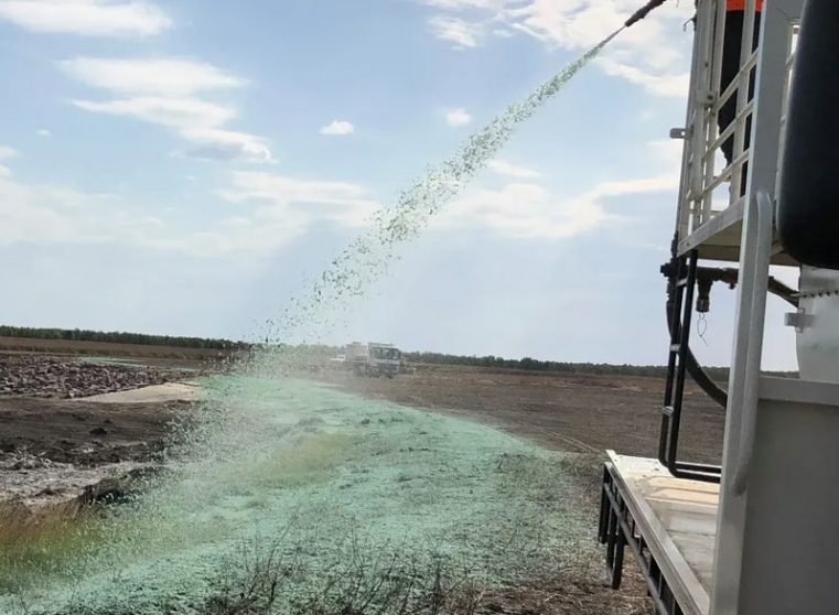 Hydro Mulching with Flexterra — Spray Grass in Northern Territory